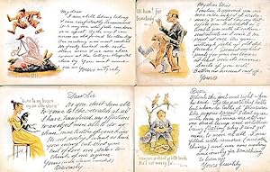 Seller image for 4 'My Dear .' postcards for sale by Barter Books Ltd