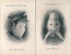 Seller image for Boy scout to general / Officer to donkey. 2 inversion illusion postcards for sale by Barter Books Ltd