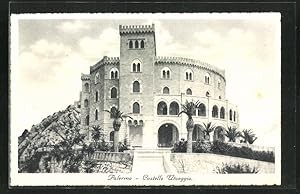 Cartolina Palermo, Castello Utveggio, aussenansicht