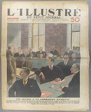 Image du vendeur pour L'Illustr du Petit journal N 2256. Grand hebdomadaire pour tous. Gravure en premire page : Une sance  la commission d'enqute (Affaire Stavisky). 18 mars 1934. mis en vente par Librairie Et Ctera (et caetera) - Sophie Rosire