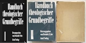 Image du vendeur pour [ 2 Bd. ] Handbuch theologischer Grundbegriffe. Bd. 1: Adam bis Kult. Band 2: Laie bis Zeugnis. Unter Mitarbeit zahlreicher Fachgelehrter herausgeg, von Heinrich Fries. mis en vente par Fundus-Online GbR Borkert Schwarz Zerfa