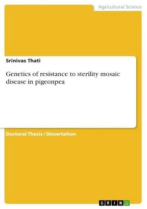 Seller image for Genetics of resistance to sterility mosaic disease in pigeonpea for sale by AHA-BUCH GmbH