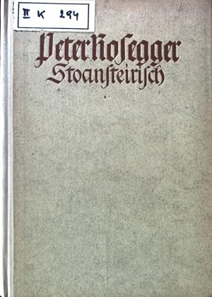 Bild des Verkufers fr Stoansteirisch. Lustige Vorlesungen in steirischer Mundart. Schriften in steirischer Mundart. Band 3. zum Verkauf von books4less (Versandantiquariat Petra Gros GmbH & Co. KG)