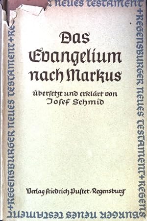 Bild des Verkufers fr Das Evangelium nach Markus. Das Neue Testament. 2. Band. zum Verkauf von books4less (Versandantiquariat Petra Gros GmbH & Co. KG)