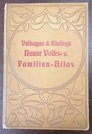 Velhagen & Klasings Neuer Volks- und Familien-Atlas in 100 Kartenseiten.