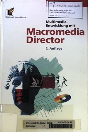 Imagen del vendedor de Multimedia-Entwicklung mit Macromedia Director. a la venta por books4less (Versandantiquariat Petra Gros GmbH & Co. KG)
