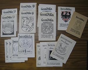Heraldika ( a Genealogie ). 18 cisel z let ( 18 Hefte der Jahre ) 1973 -1982. - Jsou zahrnuty / E...