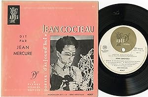 "Jean COCTEAU dit par Jean MERCURE" EP 33 tours original français 17cm / DISQUES ADES ÉDITIONS SE...