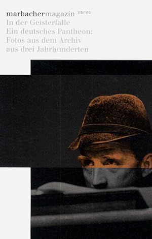 Immagine del venditore per In der Geisterfalle. Ein deutsches Pantheon: Fotos aus dem Archiv aus drei Jahrhunderten. Von Heike Gfrereis, Ulrich Raulff u. Ellen Strittmatter. Mit einem Essay von Sibylle Lewitscharoff. venduto da ANTIQUARIAT MATTHIAS LOIDL