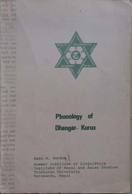 Seller image for Phonology of Dhanger-Kurux for sale by SEATE BOOKS