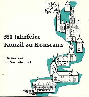 Bild des Verkufers fr 550 Jahrfeier Konzil zu Konstanz. 5.-12- Juli und 1.-8. November 1964. zum Verkauf von Versandantiquariat K. Rehm