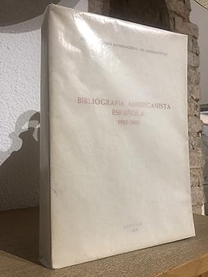 Bibliografía americanista española.