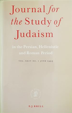 in the Persian, Hellenistic and Roman period. Ed. by E. J. C. Tigchelaar, L. M. Teugels, M. Popov...