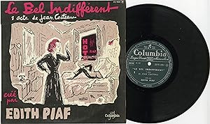 "Edith PIAF / Jean COCTEAU" Le Bel Indifférent / LP 33 tours 25cm original français / COLUMBIA FS...
