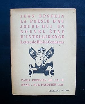 La poésie d'aujourd'hui. Un nouvel état de l'intelligence.