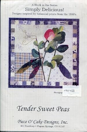 Imagen del vendedor de Tender Sweet Peas a la venta por The Book Faerie