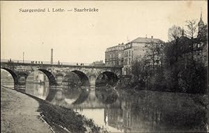 Ansichtskarte / Postkarte Sarreguemines Saargemünd Lothringen Moselle, Saarbrücke