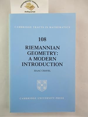 Riemannian geometry - A modern introduction.