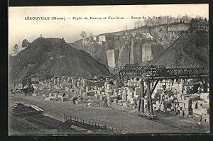 Ansichtskarte Lérouville, Depot de Pierres et Carrieres