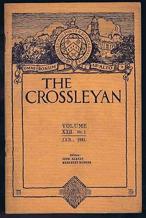 Image du vendeur pour The Crossleyan Volume XXII No.1 Jan 1941 mis en vente par Lazy Letters Books
