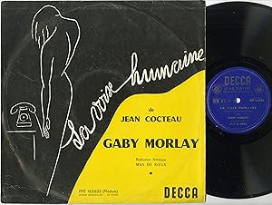 "Gaby MORLAY : LA VOIX HUMAINE de Jean COCTEAU" Réalisation Artistique Max de RIEUX / LP 33 tours...