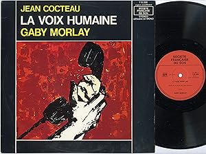 "Gaby MORLAY : LA VOIX HUMAINE de Jean COCTEAU" Réalisation Artistique Max de RIEUX / LP 33 tours...