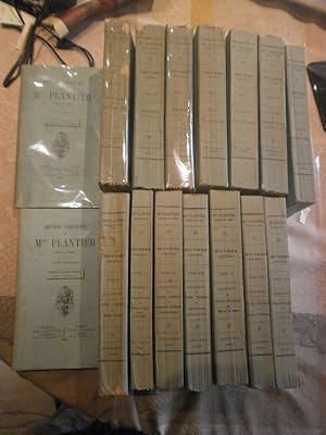 Mgr Plantier Oeuvres complètes de Mgr Plantier Evêque de Nîmes (16 volumes).