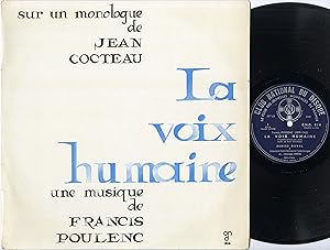 "LA VOIX HUMAINE (Jean COCTEAU, Francis POULENC, Denise DUVAL avec l'ORCHESTRE DU THÉATRE NATIONA...