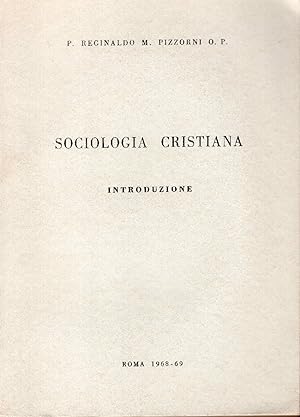 Seller image for Sociologia cristiana : introduzione for sale by Studio Bibliografico Viborada