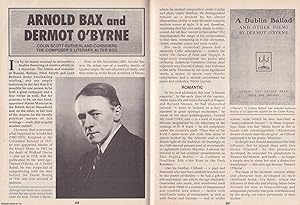 Immagine del venditore per Arnold Bax and Dermot O'Byrne. Considering The Composer's Literary Alter Ego. This is an original article separated from an issue of The Book & Magazine Collector publication, 1996. venduto da Cosmo Books