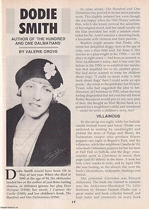 Seller image for Dodie Smith : Author of The Hundred and One Dalmations. This is an original article separated from an issue of The Book & Magazine Collector publication, 1997. for sale by Cosmo Books