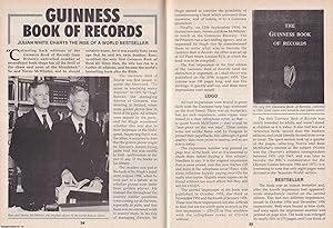 Seller image for Guinness Book of Records. The Rise of a World Bestseller. This is an original article separated from an issue of The Book & Magazine Collector publication, 1995. for sale by Cosmo Books