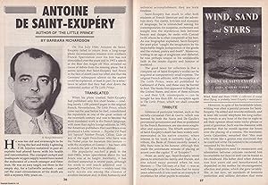 Seller image for Antoine De Saint-Exupery. Author of The Little Prince. This is an original article separated from an issue of The Book & Magazine Collector publication, 1994. for sale by Cosmo Books