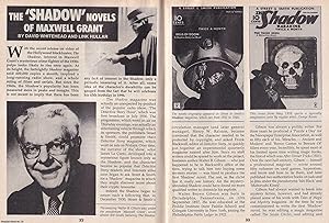 Immagine del venditore per The Shadow Novels of Maxwell Grant. This is an original article separated from an issue of The Book & Magazine Collector publication, 1995. venduto da Cosmo Books