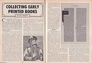 Imagen del vendedor de Collecting Early Printed Books. This is an original article separated from an issue of The Book & Magazine Collector publication, 1994. a la venta por Cosmo Books