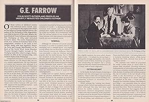 Immagine del venditore per G. E. Farrow. Profiling an Unjustly Neglected Children's Author. This is an original article separated from an issue of The Book & Magazine Collector publication, 1996. venduto da Cosmo Books