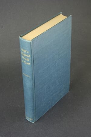 Bild des Verkufers fr Half a hundred thralls to Faust; a study based on the British and the American translators of Goethe's Faust, 1823-1949. With a foreword by Carl F. Schreiber. zum Verkauf von Steven Wolfe Books