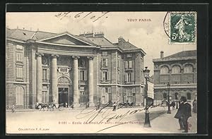 Image du vendeur pour Carte postale Paris, Ecole de Droit, Place du Panthon mis en vente par Bartko-Reher