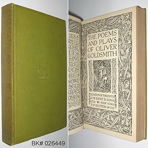 Seller image for The Poems and Plays of Oliver Goldsmith for sale by Alex Simpson