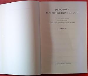 Seller image for Jahrbuch der Deutschen Schillergesellschaft, 34. Jahrgang 1990, XXXIV for sale by biblion2