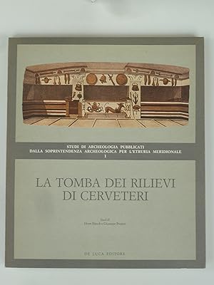 Bild des Verkufers fr La Tomba die Rilievi di Cerveteri. zum Verkauf von Antiquariat Dorner