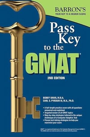 Image du vendeur pour Pass Key to the GMAT (Barron's Test Prep) mis en vente par AHA-BUCH