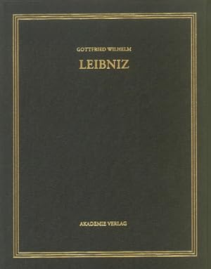 Bild des Verkufers fr Leibniz, Gottfried Wilhelm: Smtliche Schriften und Briefe; Teil: Reihe 4,, Politische Schriften. hrsg. von der Potsdamer Leibniz-Editionsstelle der Berlin-Brandenburgischen Akademie der Wissenschaften / Bd. 5., 1692 - 1694 / [Bearb. dieses Bd.: Friedrich Beiderbeck .] zum Verkauf von bookmarathon