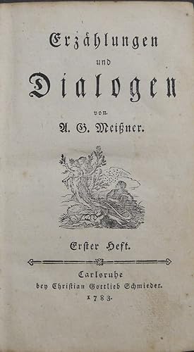 Bild des Verkufers fr Erzhlungen und Dialogen. Erstes Heft. zum Verkauf von Antiquariat Rainer Schlicht