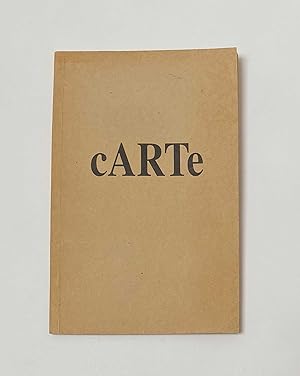 Seller image for cARTe object-books made by Romanian artists: De Zonnehof Cultral Centre for sale by William Allen Word & Image