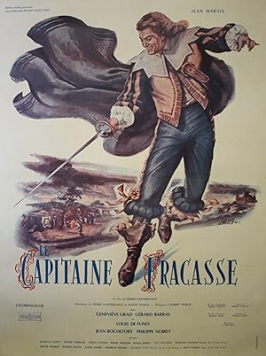 "LE CAPITAINE FRACASSE" Réalisé par Pierre GASPARD-HUIT en 1960 avec Jean MARAIS (d'après le roma...
