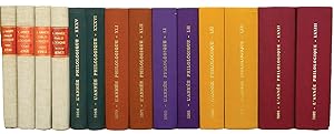 A COMPLETE SET OF L'ANNÉE PHILOLOGIQUE, 1896-2003