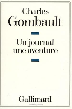 Un Journal, une aventure