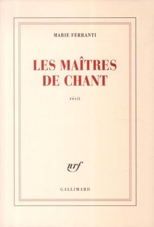 Seller image for les matres de chant for sale by Chapitre.com : livres et presse ancienne