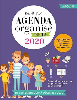 agenda famille organisée poche (édition 2020)